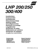 ESAB LHP 200, LHP 250, LHP 300, LHP 400 Benutzerhandbuch