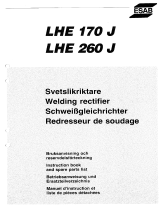 ESAB LHE 170, LHE 260 Benutzerhandbuch
