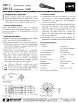 Monacor DM-3 Benutzerhandbuch