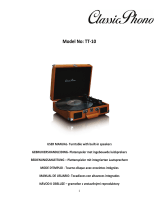 Lenco Classic Phono TT-10 Benutzerhandbuch