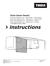Thule Rain Blocker G2 Side (2.00 m - Minivan) Benutzerhandbuch