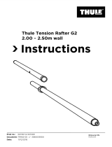 Thule Tension Rafter G2 2.00 m (wall) Benutzerhandbuch