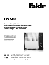 Fakir HF/FW 500 Bedienungsanleitung