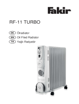 Fakir RF 11 Turbo Bedienungsanleitung