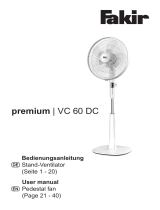 Fakir Premium VC 60 DC Bedienungsanleitung