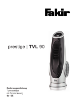 Fakir Prestige TVL 90 Bedienungsanleitung