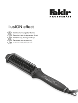 Fakir electrical hair straightening brush Illusion effect Bedienungsanleitung