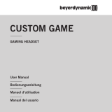 Beyerdynamic CUSTOM Game Benutzerhandbuch