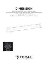 Focal Soundbar Dimension Benutzerhandbuch