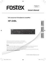 Fostex HP-A4BL Bedienungsanleitung