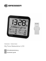 Bresser MyTime Meteotime LCD Wall Clock Bedienungsanleitung
