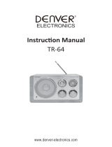 Denver TR-64LIGHT WOOD Benutzerhandbuch