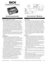 SICK CDM420-0001 Connection Module Bedienungsanleitung