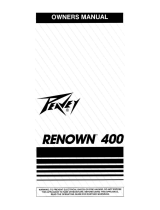 Peavey Renown 400 Bedienungsanleitung