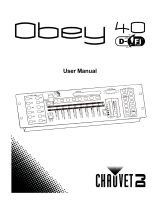 CHAUVET DJ Obey 40 D-Fi 2.4 Benutzerhandbuch