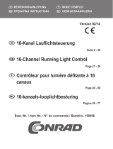 Conrad Components 16-Channel Running Light Controller Module Bedienungsanleitung
