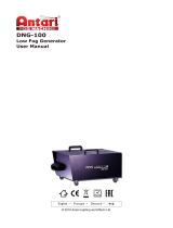 Antari DNG-100 Low Fog Machine Benutzerhandbuch