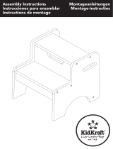 KidKraft Two Step Stool - Natural Assembly Instruction