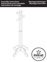 KidKraft Deluxe Clothes Pole - Honey Assembly Instruction