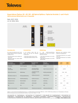 Televes T.0X SC/APC 4W optical splitter Benutzerhandbuch