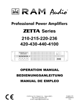 RAM ZETTA Series Bedienungsanleitung