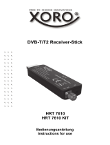 Xoro HRT 7610 / 7610 KIT Bedienungsanleitung