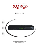 Xoro HRM 8761 CI plus Bedienungsanleitung
