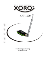 Xoro HRT 1100 Bedienungsanleitung