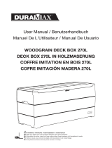 Duramax Building Products Durabox 270L Benutzerhandbuch