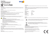 TFA Starter set with temperature transmitter and wireless rain gauge WEATHERHUB Benutzerhandbuch