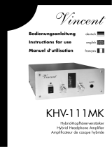 VINCENT KHV-111 MK Bedienungsanleitung