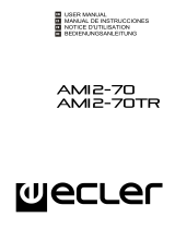 Ecler AMI2-70 - AMI2-70TR Benutzerhandbuch