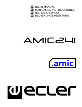Ecler AMIC24i Benutzerhandbuch