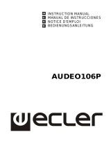 Ecler AUDEO106P Benutzerhandbuch