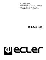Ecler ATA1-1R Benutzerhandbuch