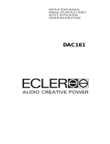 Ecler DAC161 Benutzerhandbuch