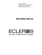 Ecler DACORDSB210 Benutzerhandbuch
