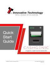 innovative technology CashGenic Bedienungsanleitung