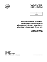 Wacker Neuson M3000/230 Parts Manual