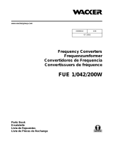 Wacker Neuson FUE 1/042/200W Parts Manual