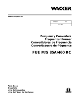 Wacker Neuson FUE M/S 85A/460 RC Parts Manual