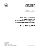 Wacker Neuson KTU 2/042/200W Parts Manual