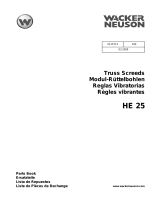 Wacker Neuson HE25 Parts Manual