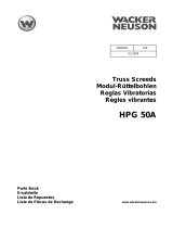 Wacker Neuson HPG50A Parts Manual