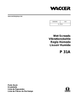 Wacker Neuson P31A Parts Manual