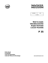 Wacker Neuson P35 Parts Manual