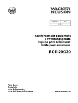 Wacker Neuson RCE-20/120 Parts Manual