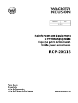 Wacker Neuson RCP-20/115 Parts Manual