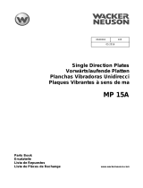 Wacker Neuson MP15A Parts Manual