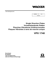 Wacker Neuson VPX1740 Parts Manual
